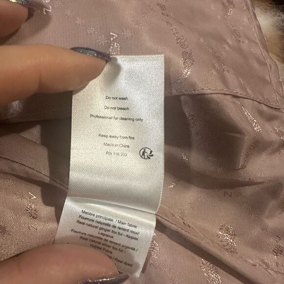 Zadig & Voltaire Bolero Fee Deluxe Gilet Fox Fur Vest Size XS - Picture 14 of 14